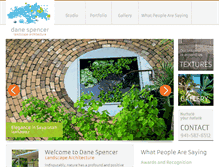 Tablet Screenshot of danespencer-landscapearchitect.com